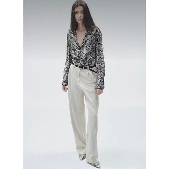 Vintage Surinam Silk Python Relaxed Button Down Blouse - Picture 10 of 10